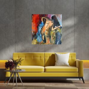 Woman Drying Herself